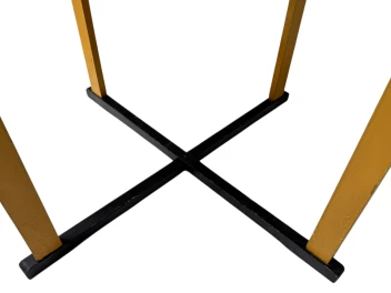 Two Art Deco Modernist Lacquered Beech Armchairs and Table, 1930s